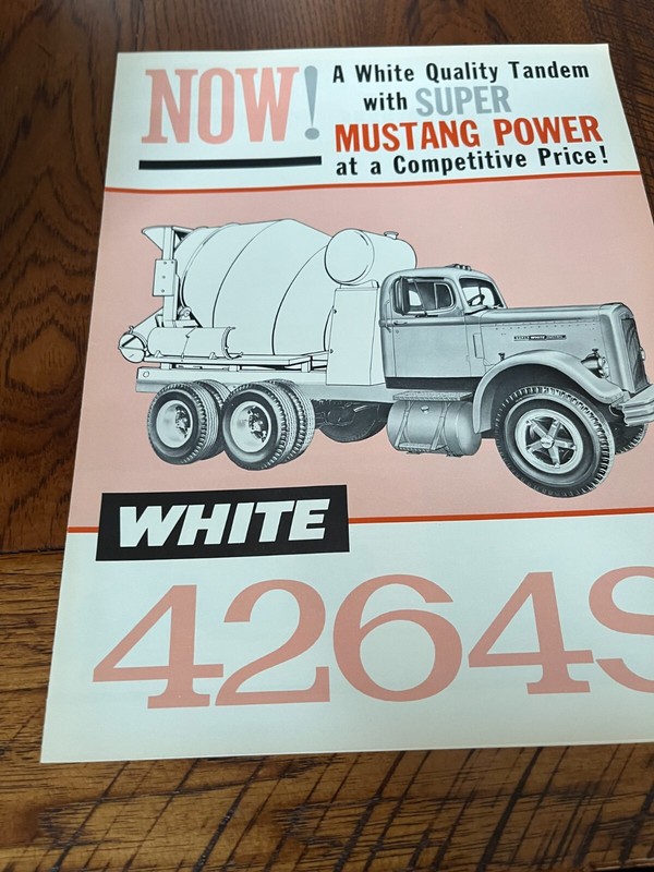 White 4264S Truck For 1961 Brochure SMPA