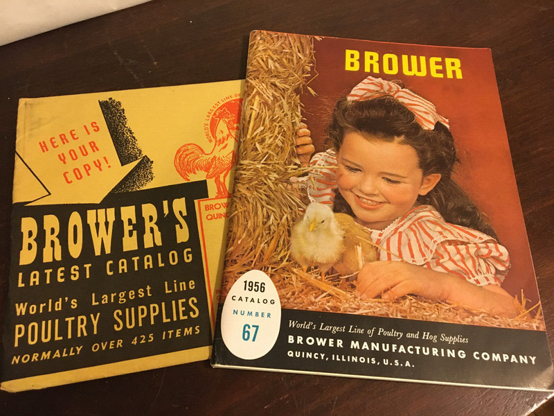 Brower Catalog 67, 1956, Poultry & Hog Supplies Book, Never used w envelope