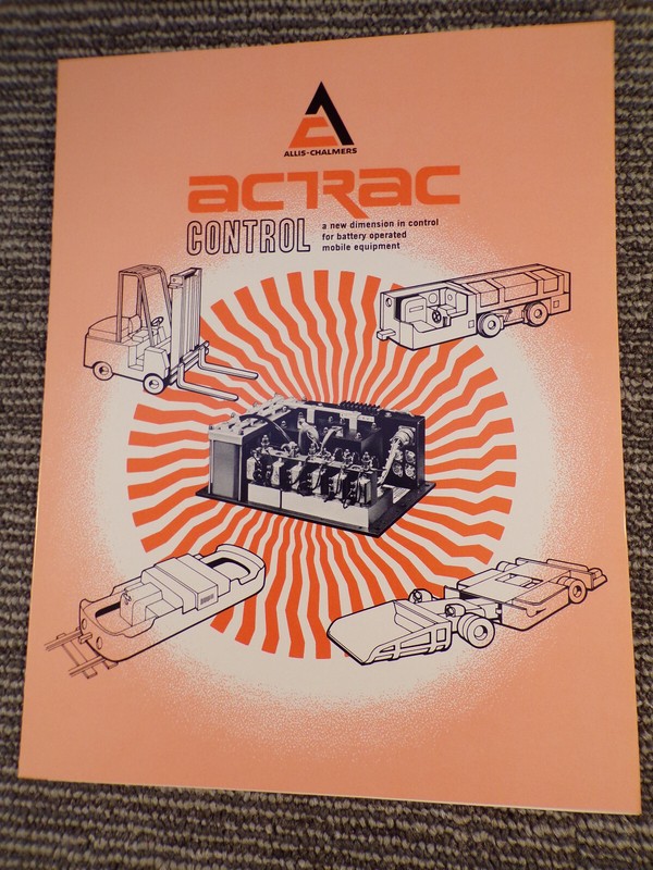 Allis Chalmers Actrac Battery Operated Equipment Control Sales Brochure