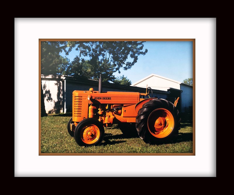 JOHN DEERE – ‘1950 Model MI’ • Custom Framed Jeff Hackett Art Print
