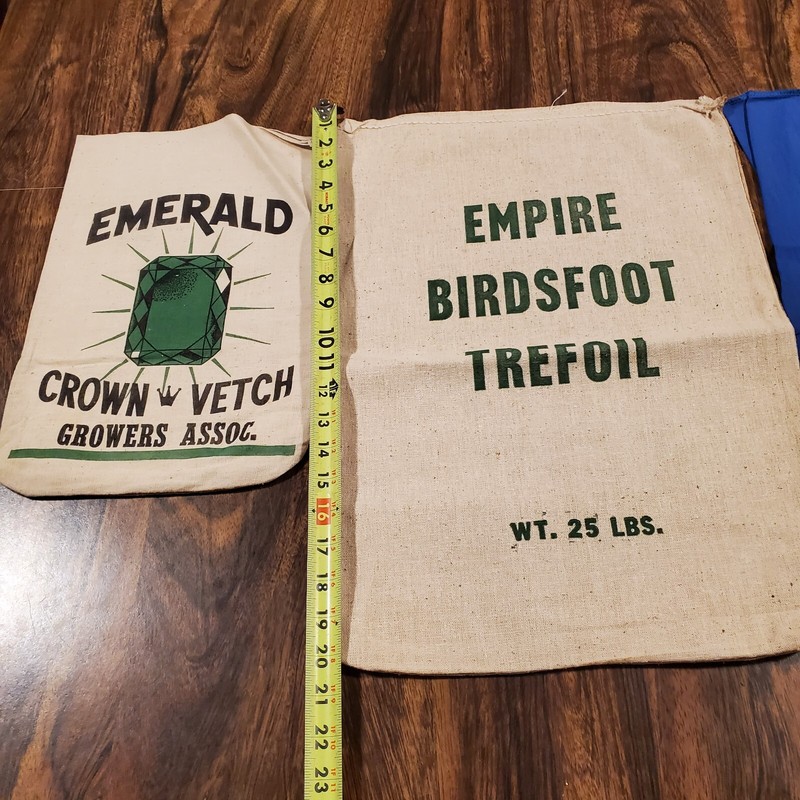 Agricultural 5 bag Combo Seed, alfalfa, testing seed bag (ALL NEW OLD INVENTORY) gallery