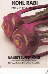Seed Packet: Kohlrabi, Farmer’s Supply House, New Bern, NC, 1982