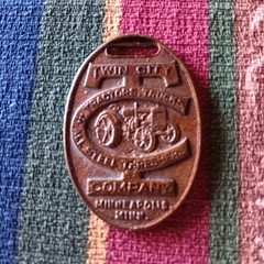 Twin City Tractors Watch Fob Minneapolis Minnesota Very Rare Hard to Find!