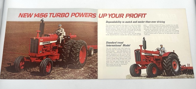 International 1456 Turbo Tractors Brochure Manual Farmall IH gallery
