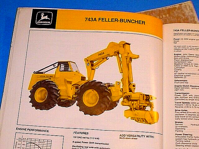 VTG 1984-85 JOHN DEERE FORESTRY AND CONSTRUCTION PURCHASING GUIDES 93 & 130 PGS gallery
