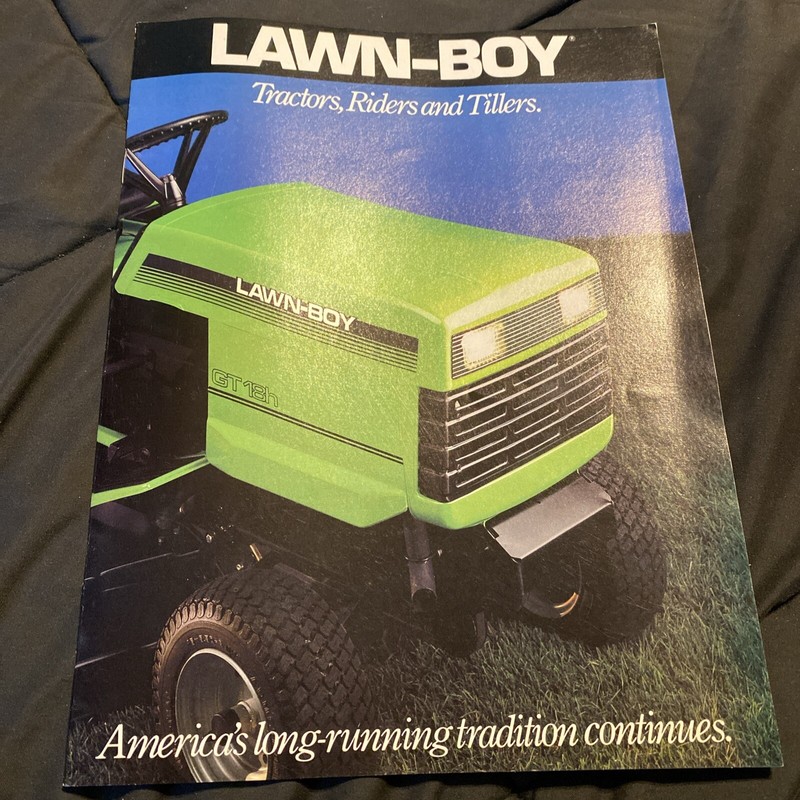 Lawn-Boy Riders and Tractors Brochure