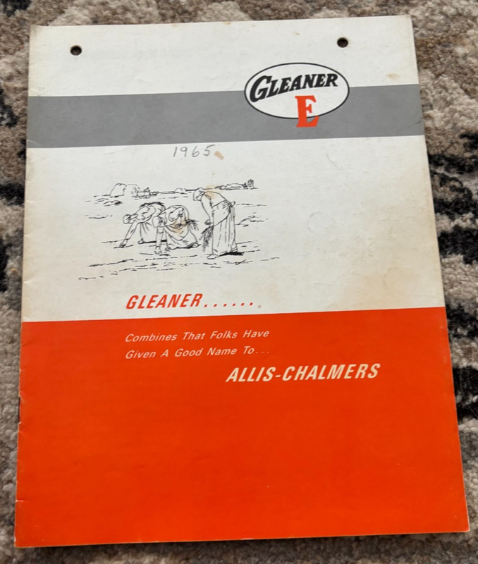 Allis Chalmers Gleaner E Combines Brochure AMIL25