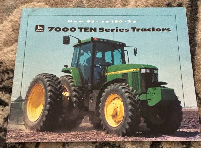 John Deere 7210 7410 7610 7710 7810 Tractor For 1996 Brochure FCCA25