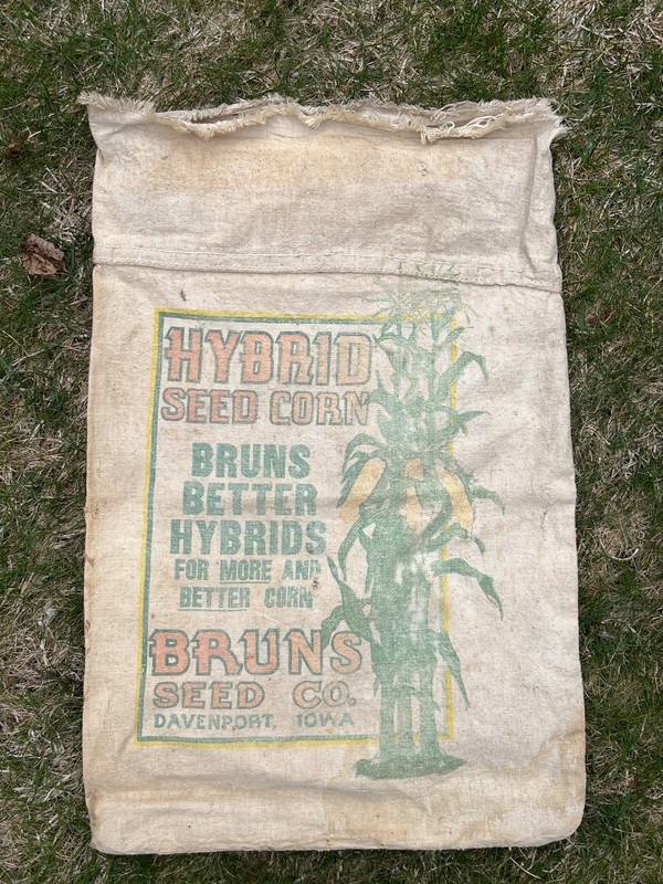 Hybrid Seed Corn Bruns Better Hybrids Bruns Seed Company Seed Sack