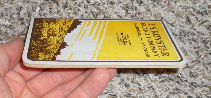 1920 Fs Royster Guano Co Baltimore MD Maryland Fertilizer Notepad Advertising gallery