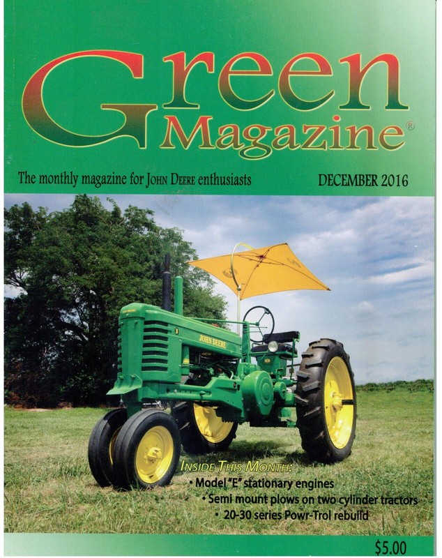 John Deere Model E Engines, Jorde Decals, 520 Powr-Trol, J-D-D Company Big Butch