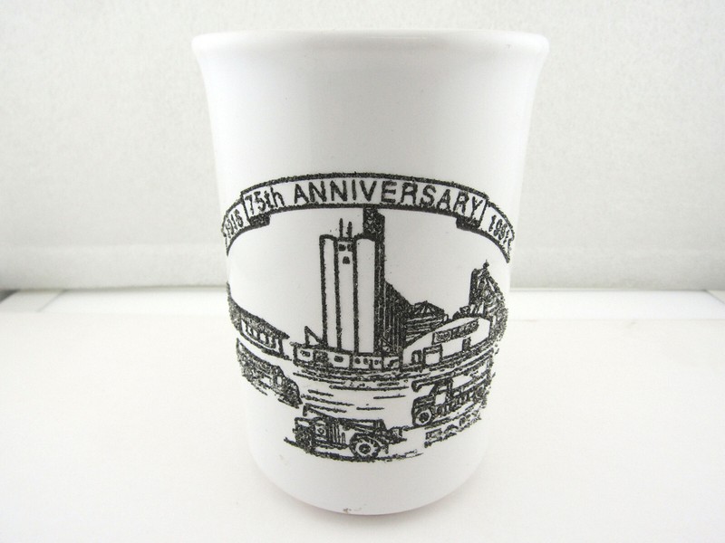 Gary Hawk Healy Co-Op Elevator 75th Anniversary KS Grain Feed Coffee Mug 1991