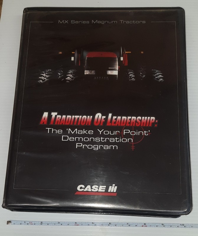 Case IH MX Series Magnum Tractors 2000 Demonstration Program Kit VHS Tapes/CD