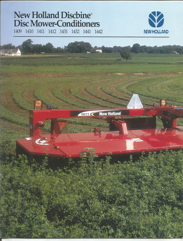 New Holland 1409 1410 1411 1412 1431 1432 1441 1442 Mower Conditioner Brochure