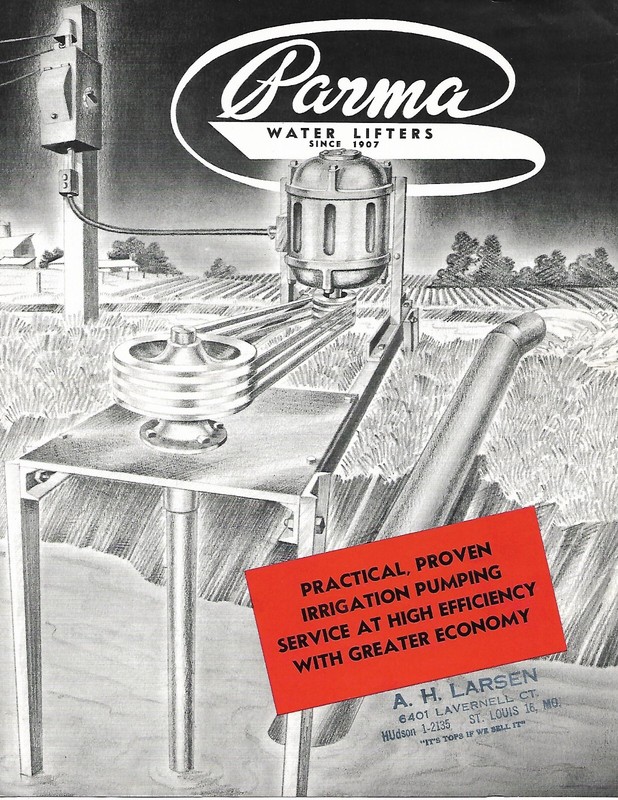Farm Equipment Brochure – Parma – Water Lifter – Irrigation Pump (F8541)