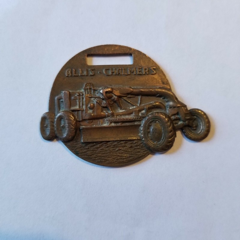 ALLIS CHALMERS BRASS TRACTOR FOB SHAW EQUIPMENT CO. DALLAS TEXAS by LEAVENS MFG gallery