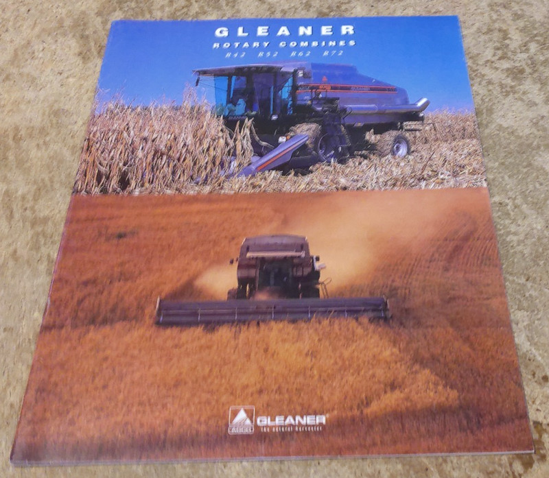 1994 gleaner rotary combines brochure in nice shape used