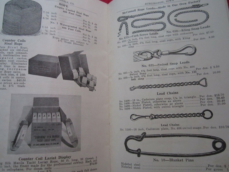 VTG 1955 McCONNELL BURLINGTON IOWA HARVESTER & FARM LIVESTOCK SUPPLIES CATALOG gallery