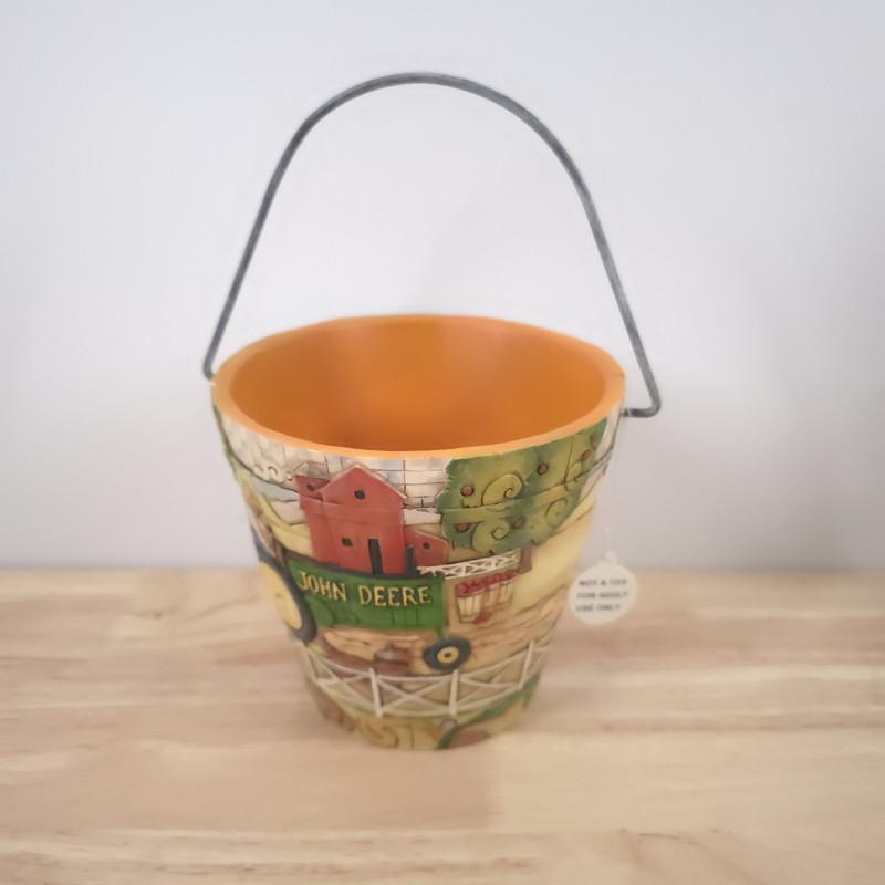 Jim Shore Traditions John Deere Bucket In Original Box gallery