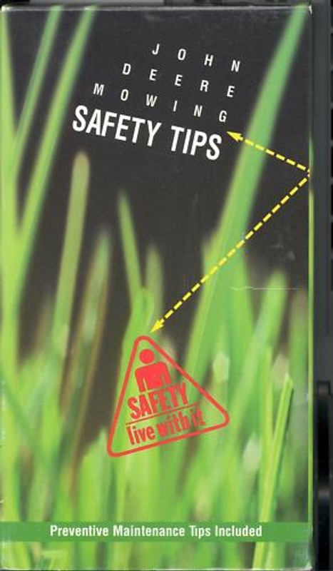 John Deere Mowing Safety Tips VHS Tape USED but NICE