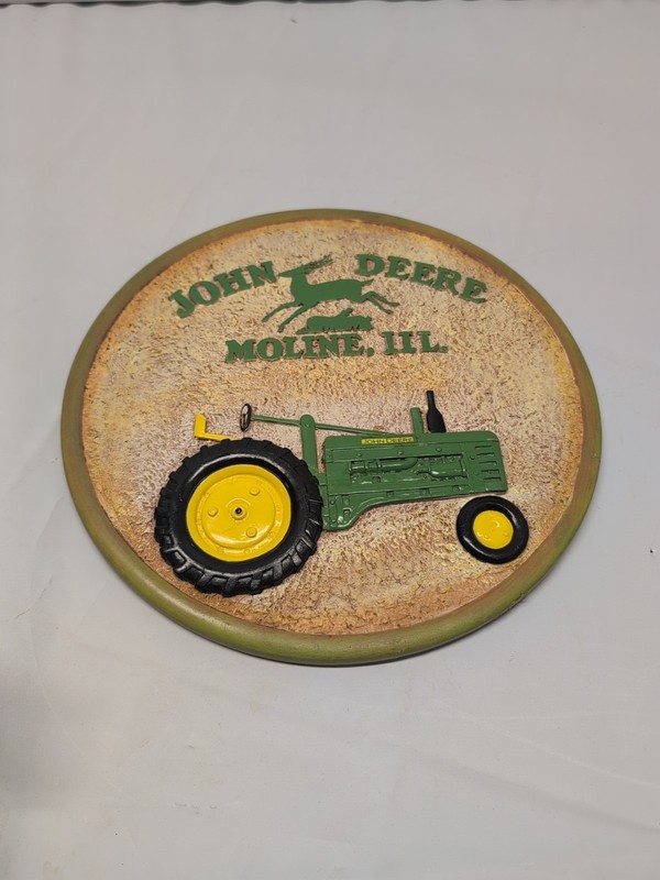 John Deere Model B Wall Plaque/ Stepping Stone- Resin 11 Inch 2006 Encore Group