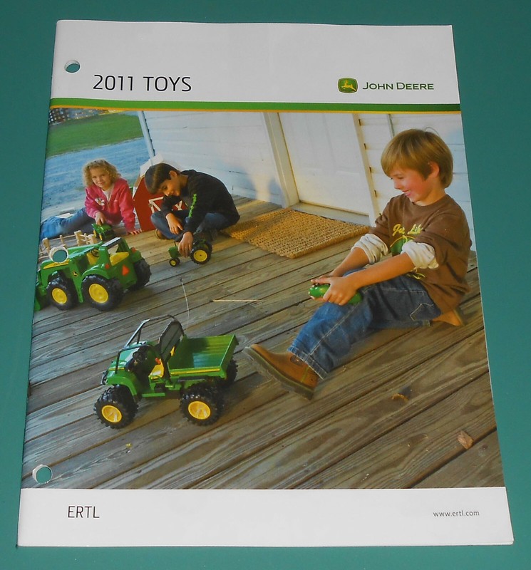 2011 Ertl JOHN DEERE Toy Catalog Tractors Farm Cows Remote Controlled Trucks Kid