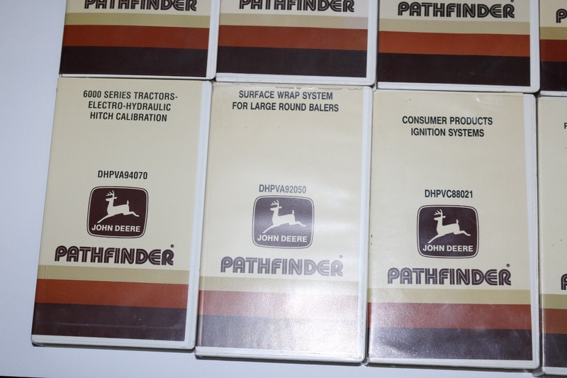 25 vintage John Deere tractor related PATHFINDER vhs cassette tapes w/ 13 sealed gallery
