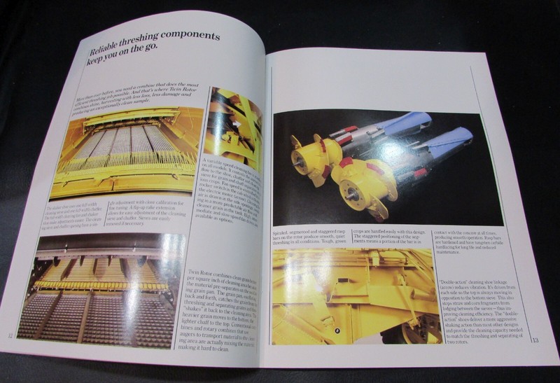 New 1988 Ford New Holland Versatile Twin Rotor Combine Windrow TR 86-96 Booklet gallery