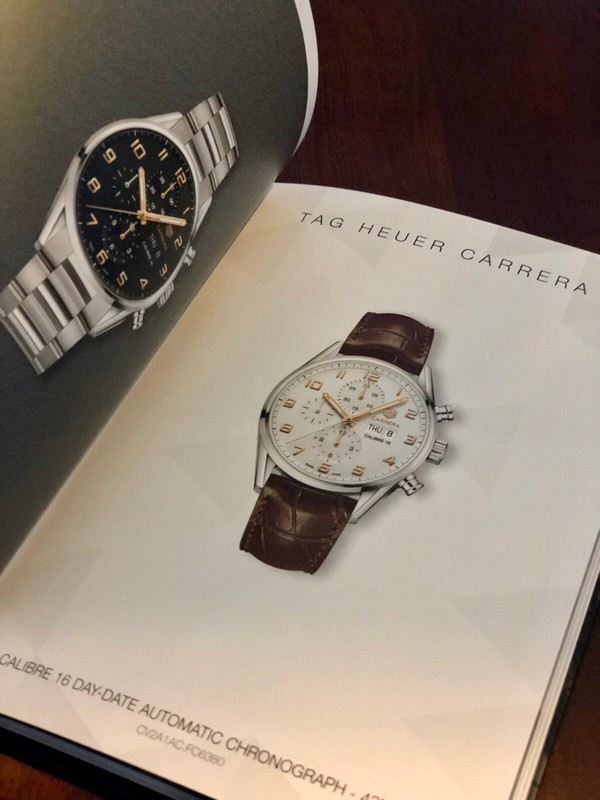 TAG HUER WATCH HARD COVER BOOK BROCHURE FROM 2016-2017 gallery