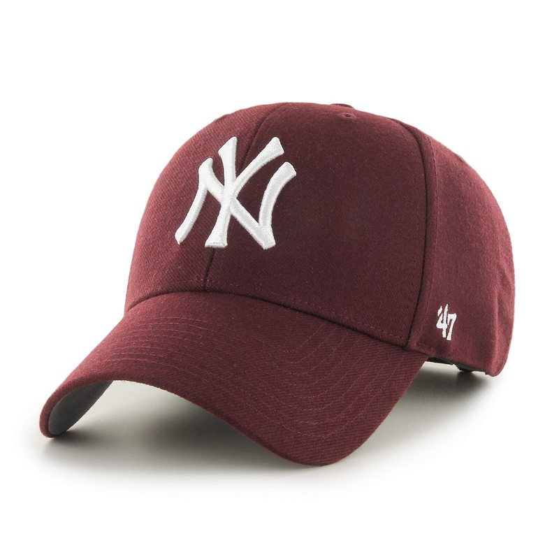47 New York Yankees MVP Cap – Dark Maroon – Adjustable MLB Baseball Hat
