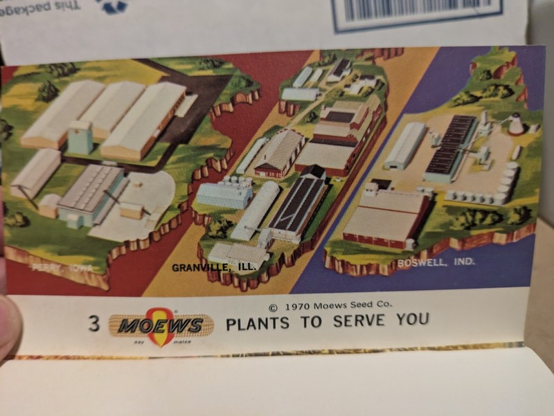 1970 Moews Seed Sup'r Maiz Funnel'ines Pocket Notebook R Willene New Vienna IA gallery