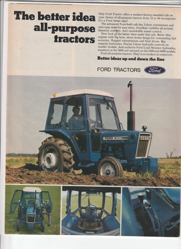 Original 1977 Ford Tractor Magazine Ad “The Better Idea All-Purpose Tractors”
