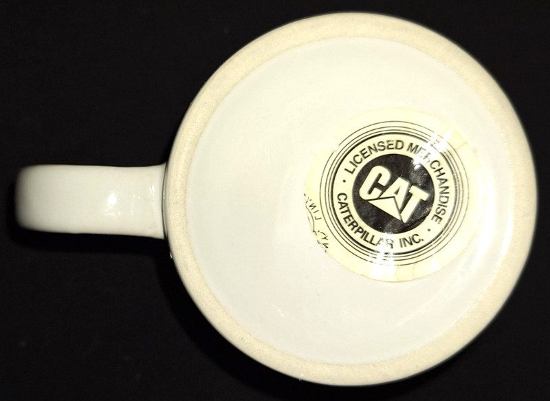 HTF NWT VTG CAT CATERPILLAR ANTQ TRACTORS COFFEE MUG CUP - LICENSED PRODUCTS TAG gallery