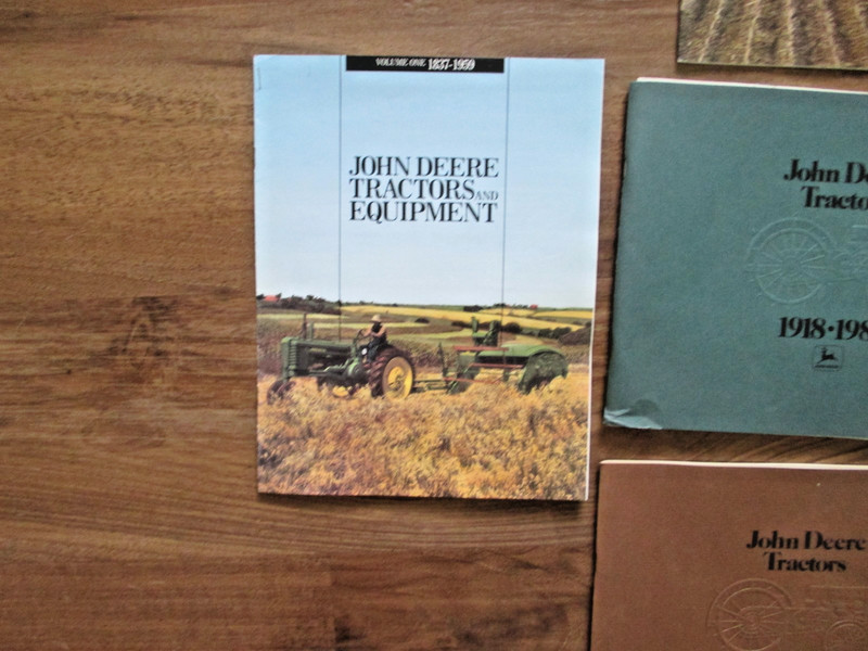 JOHNE DEERE SALES BROCHURES AND BOOKS. SEVEN TOTAL. gallery