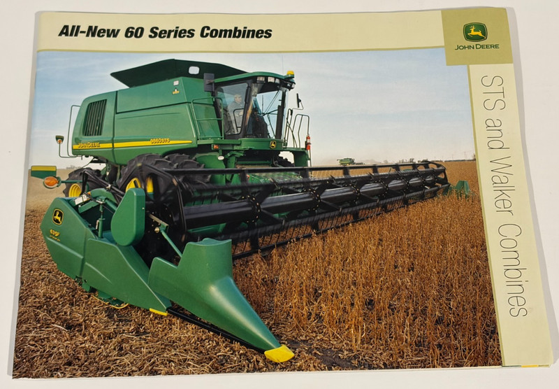 John Deere 60 Series Combines Sales Brochure 9560 9660 9760 9860 STS Catalog