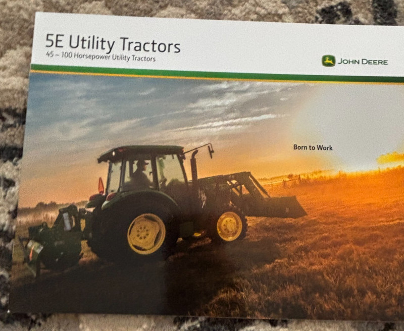John Deere 5E Series Tractors For 2015 Brochure FCCA25
