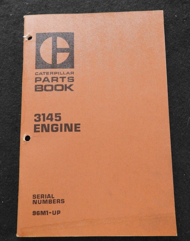 CATERPILLAR 3145 DIESEL TRUCK ENGINE PARTS CATALOG MANUAL SERIAL #96M1 & UP
