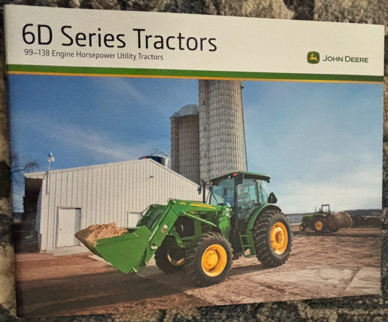 John Deere 6D Series Tractor For 2010 Brochure DCPA26