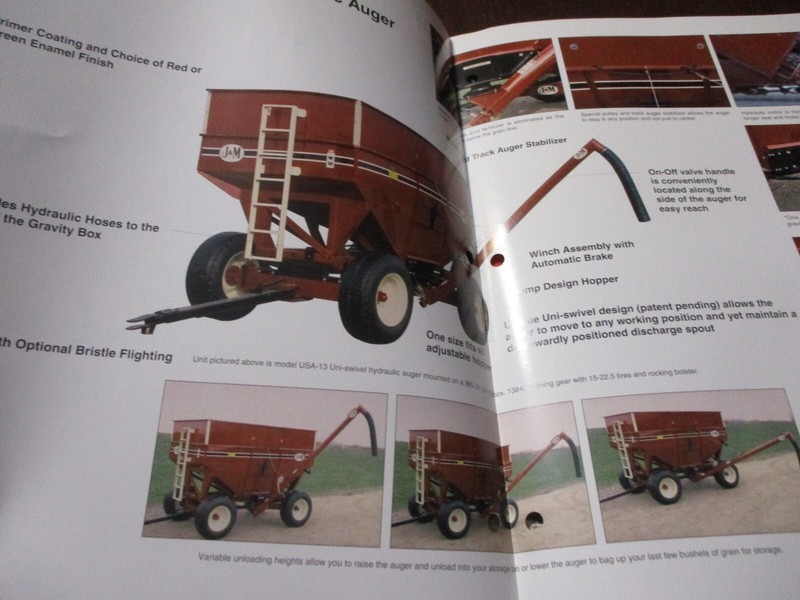J&M USA-13/15, 525-24, 540SD/440SD Grain Wagon Sales Brochures, 3 items gallery