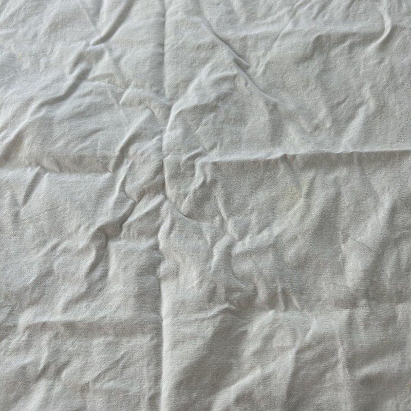 Iowa Seed Sack Vintage Blanket White gallery