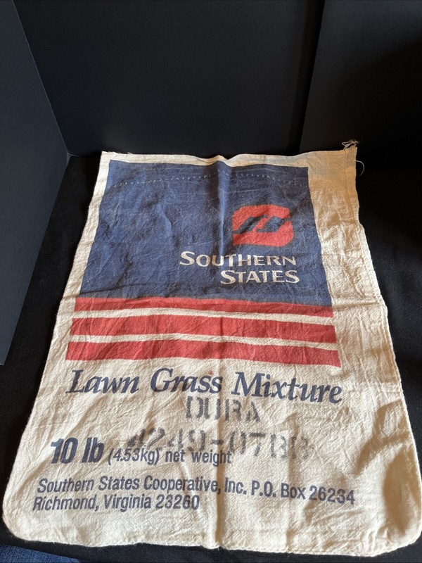 VTG Southern States Lawn Grass Mixture 10 Pound Seed Cotton Sack / Bag