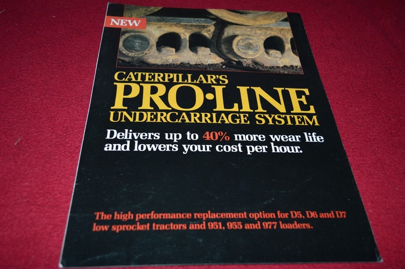 Caterpillar Pro Line Undercarriage Systme Dealers Brochure DCPA8
