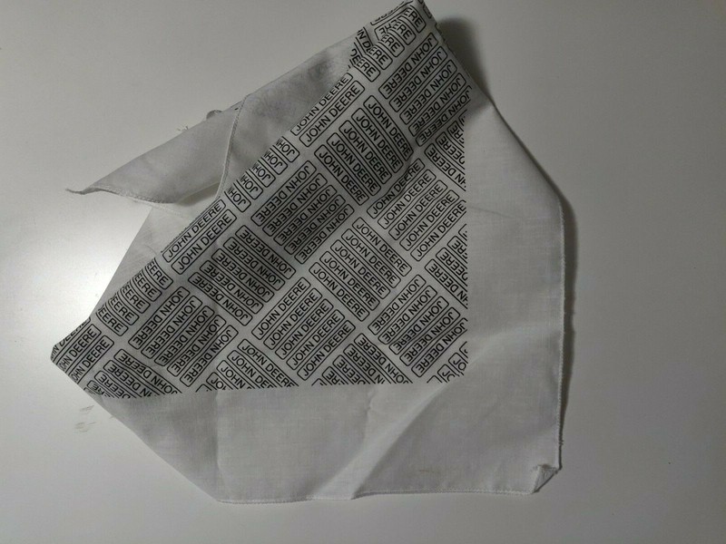 John Deere logo Bandana Handkerchief Vintage, but New