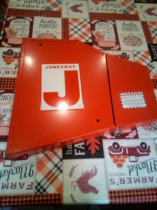VINTAGE Original Jamesway Equipment Company Saftey Shield Excellent Condition