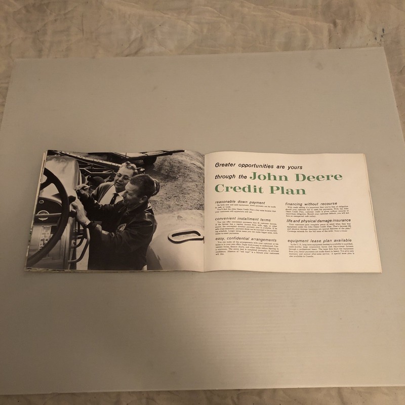 Vintage John Deere Tractor Dealer Sales Information Binder Repair Sales Machine gallery