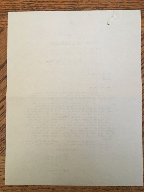 Buckerfields Ltd Farm Tool Machinery Letter Receipt 1950 Cattle Ranch Kelowna BC gallery