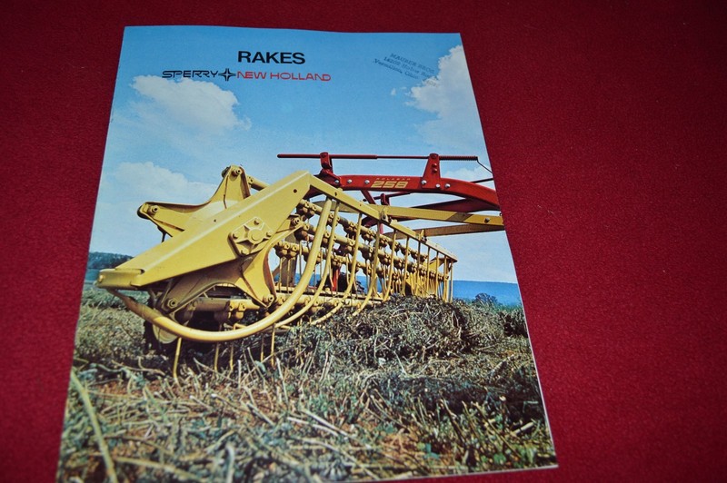 New Holland 256 258 260 57 Rakes Dealers Brochure 31005748-9-78 LCOH