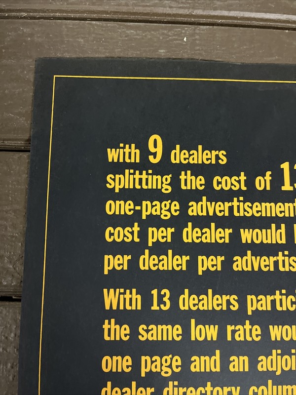 Vintage 4 Legged John Deere Dealers Sales Folder - NOS Indianapolis Advertising gallery
