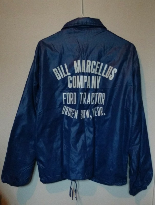 Vintage Advertising Clothing Jacket for Bill Marcellus Company Ford Tractor…