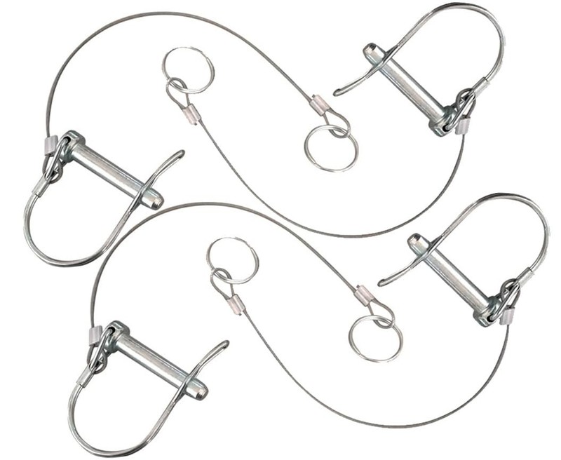 YIAOSUA 4 Pcs Trailer Coupler Pin 5/16 x 1-3/4 (WxL) Fits Shaft Trailer...